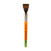 Bolt Face Painting Brush -   3/4" FIRM One Stroke