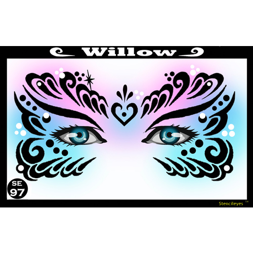 Show Offs Stencil Eyes - Willow [ Size : Adult  ]