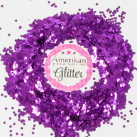 Chunky Glitter - Fuchsia Dots -1oz Bag