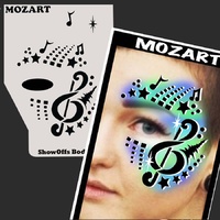 Show Offs Profile Stencil MOZART