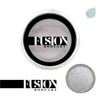 Fusion Body Art Face Paint 32g - PEARL METALLIC SILVER