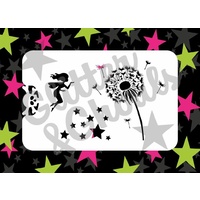 Glitter & Ghouls Stencil - Fairy & Dandelion