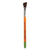 Bolt Face Painting Brush - Medium Firm Angle 5/8"  (1.5875cm)