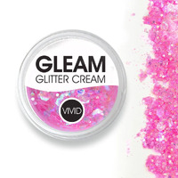 VIVID GLEAM Glitter Cream - PRINCESS PINK 7.5g Jar