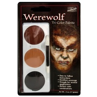 Mehron Tri-Colour Palette [Werewolf] 17g