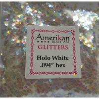 Chunky Glitter - White Holographic 1oz Bag