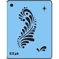 QZ46 Leaf Stencil