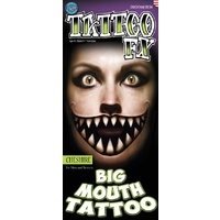 Big Mouth Temporary Tattoos - Cheshire