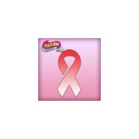 Silly Farm Pink Power Stencil Awareness Ribbon 1037