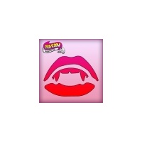 Silly Farm Pink Power Stencil Vampire Lips 1062