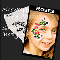Show Offs Profile Stencil Roses