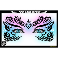 Show Offs Stencil Eyes - Willow