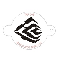 TAP008 Tiger Stripes Face Painting Stencil