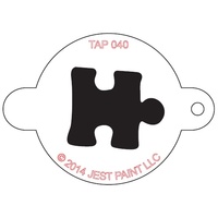 TAP040 Puzzle Piece Face Painting Stencil