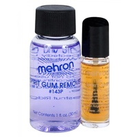 Mehron Spirit gum (4ml) & remover (30ml)