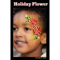 Show Offs Profile Stencil Holiday Flower