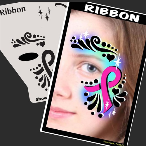 Show Offs Profile Stencil RIBBON