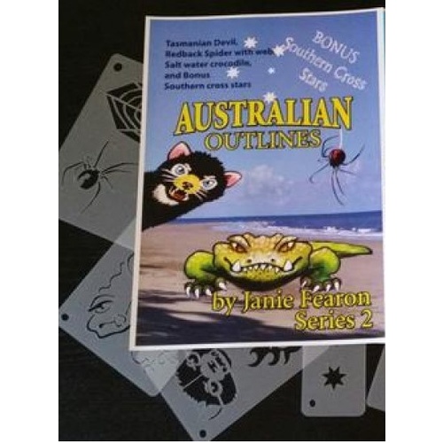 Australian Outlines stencils Series TWO