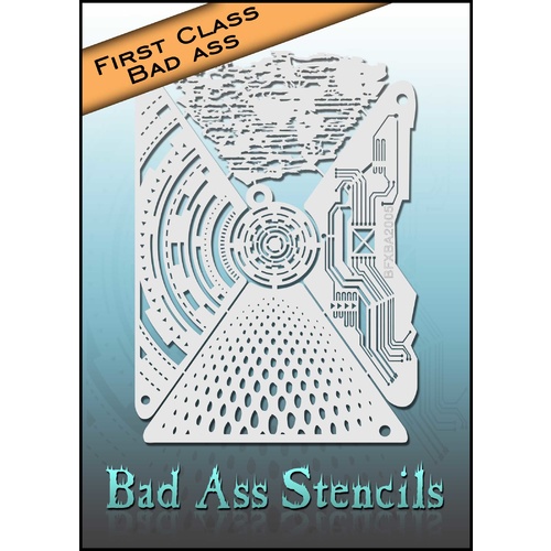 BAD ASS First Class Stencil - BFXBA 2005 Cyber