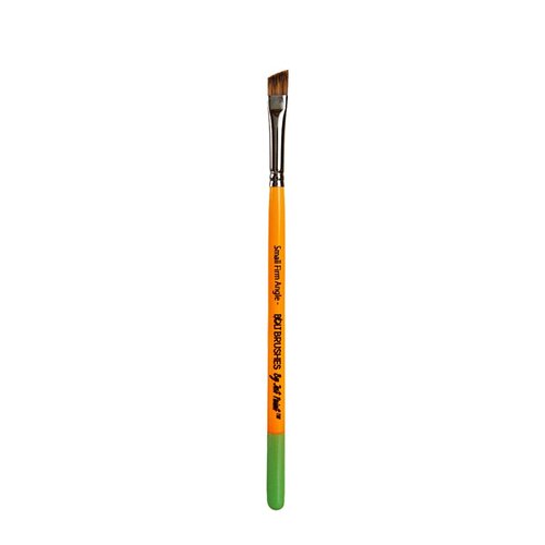Bolt Face Painting Brush - Short Small Firm Angle 1/4"