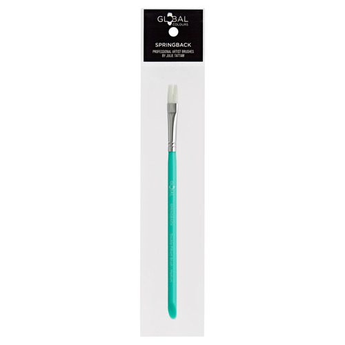 Global Double Filbert (medium) springback brush