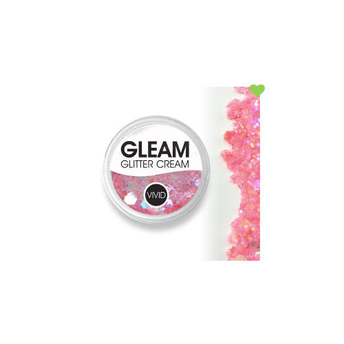 VIVID GLEAM Glitter Cream - MYSTIC MELON 7.5g Jar