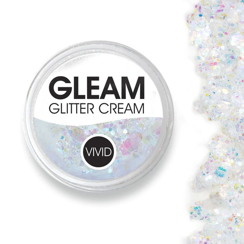 VIVID GLEAM Glitter Cream - PURITY Chunky 7.5g Jar
