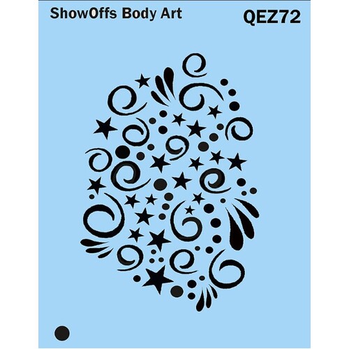 QZ72 Potpourri Stencil