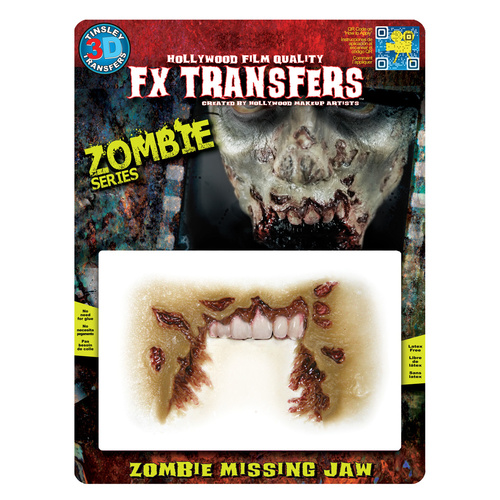 Zombie Missing Jaw - TInsley 3D Fx Transfers