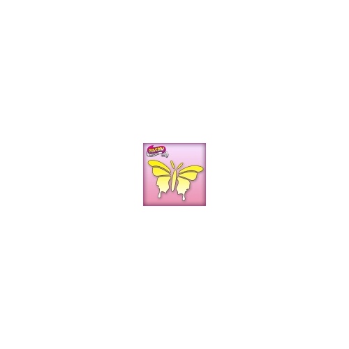 Silly Farm Pink Power Stencil Butterfly 2- 1019