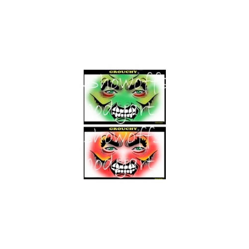 Show Offs Stencil Eyes - Grouchy