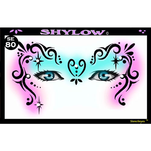 Show Offs Stencil Eyes - Shylow [ Size : Adult (8+) ]