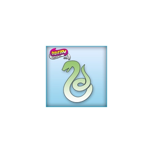 Silly Farm Pink Power Stencil Snake 1014