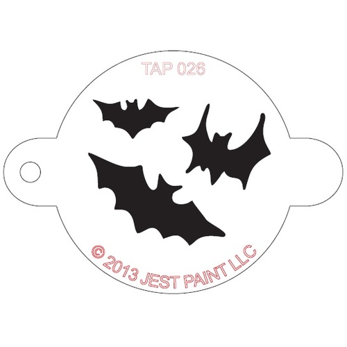 TAP 026 Bats Face Painting Stencil