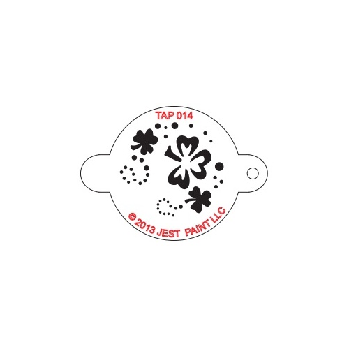 TAP014 Shamrock Face Painting Stencil
