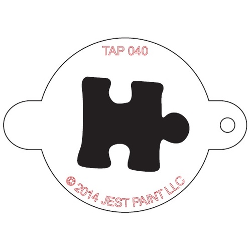 TAP040 Puzzle Piece Face Painting Stencil