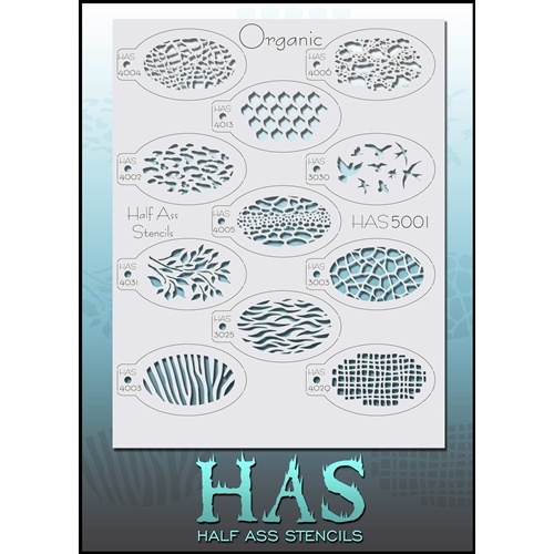 Half Ass Stencils (HAS) Organic