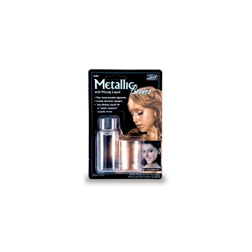 GOLD metallic powder(5g) with mixing liquid (30ml)