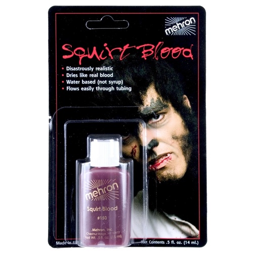 Mehron Squirt Blood Bright Red [ Size : .5oz ]